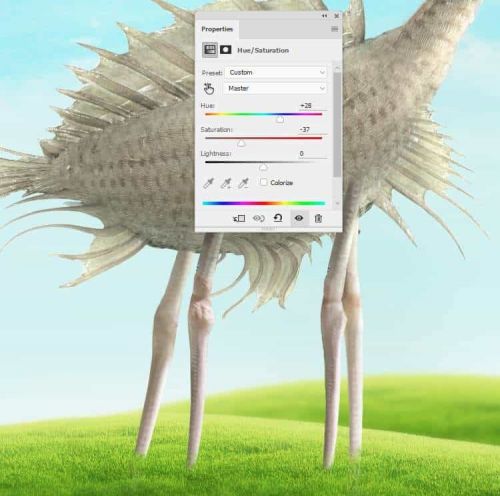 آموزش طراحی موجود خیالی در فتوشاپ